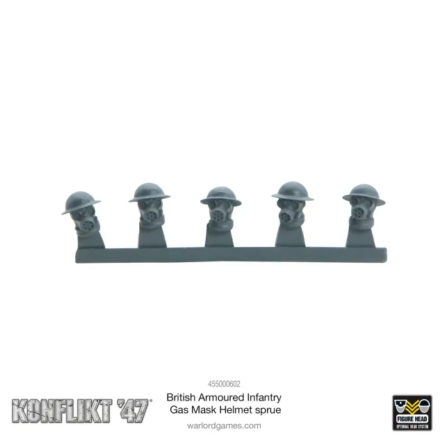Warlord Games Konflikt 47 British Armoured Infantry grappe casques