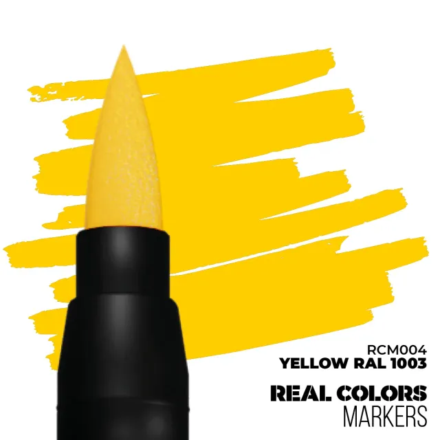 DES TRANCHEES AUX BARRICADES Marqueur acrylique JAUNE RAL 1003 peinture couvrante