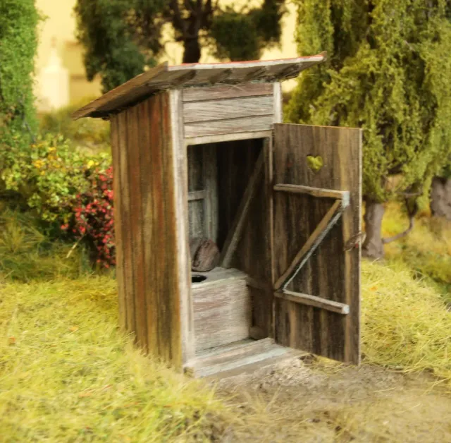 Albion Outhouse cabanon maquette à monter kit