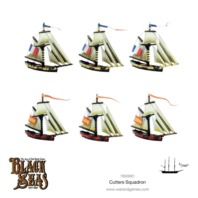 Bolt Action Black Seas Cutters Squadron escadre cotres