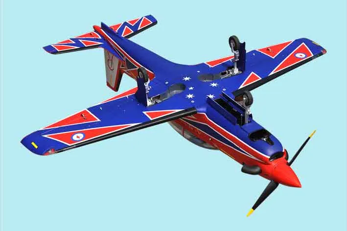 Black Horse Model BH192 PC-21 avion RC 50-60CC retract