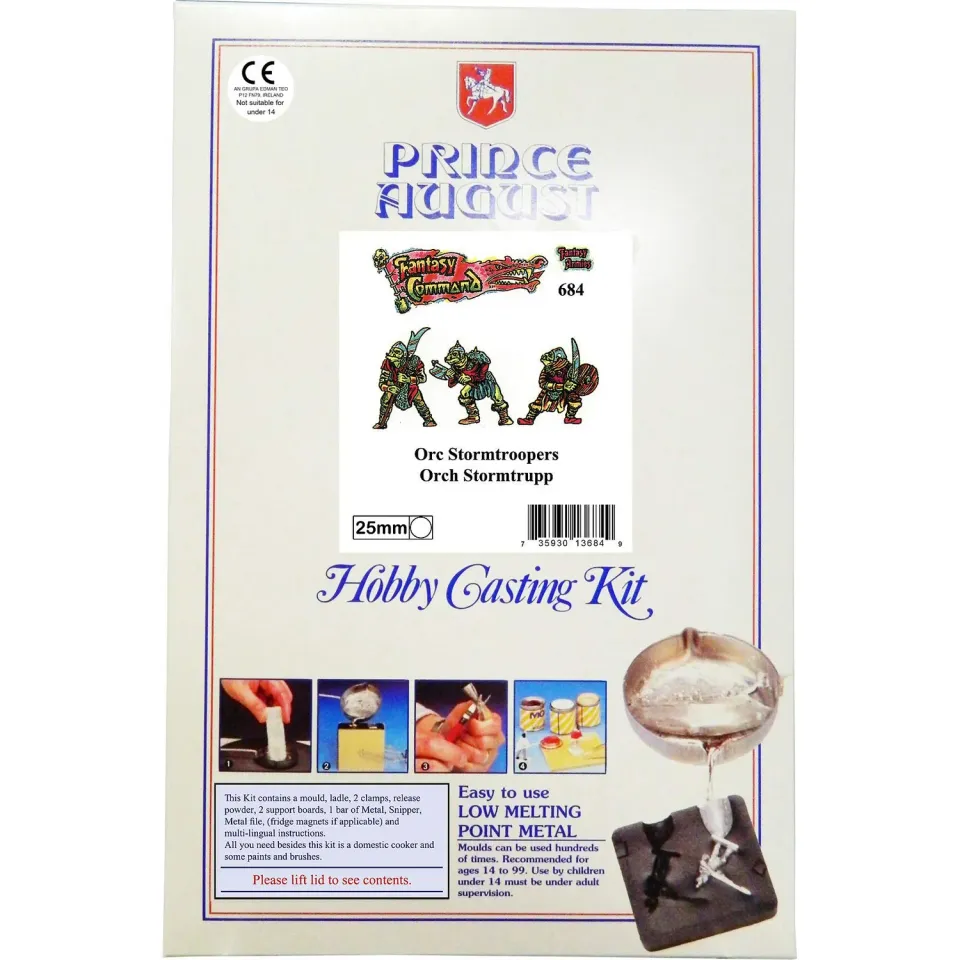 Prince August Fantasy Orc Stormtroopers PA13684 kit moulage 25 mm