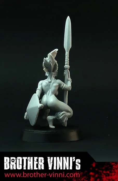 Brother Vinni Amazone tribale figurine 28 mm résine