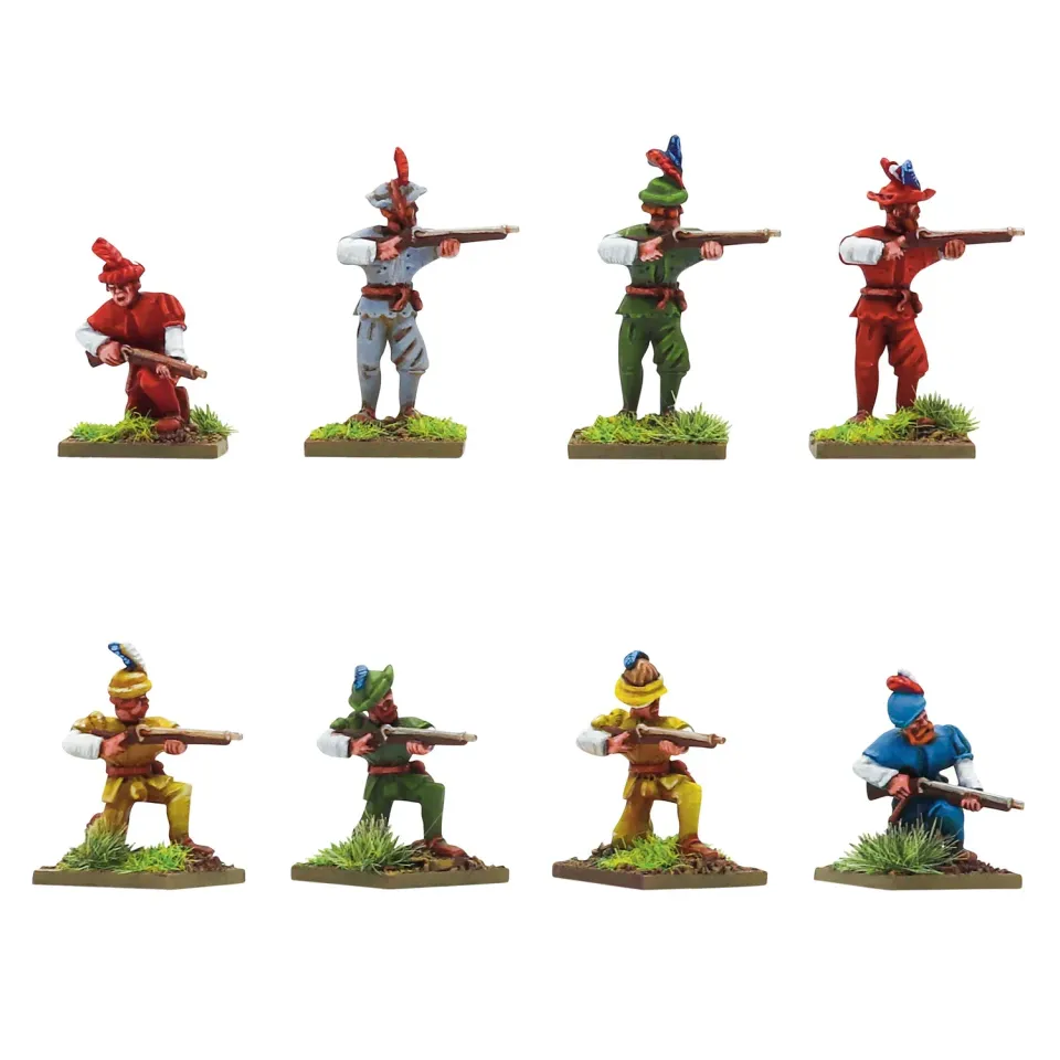 Bolt Action Pike & Shotte Italian Wars Swiss Arquebusiers figurines métal 8