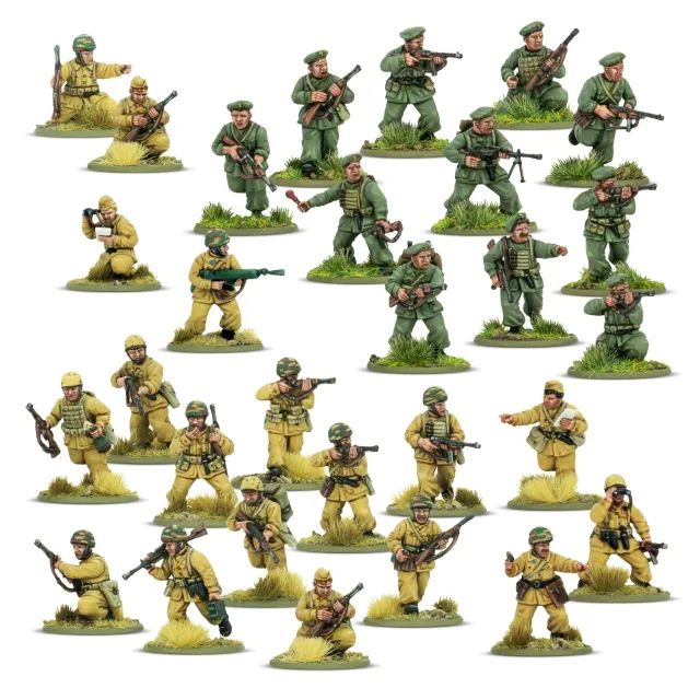 Bolt Action Italian Paracadutisti platoon figurines parachutistes italiens 30