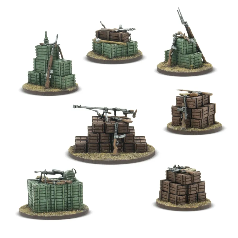Bolt Action Marqueurs Objectif soviétiques 7 pièces