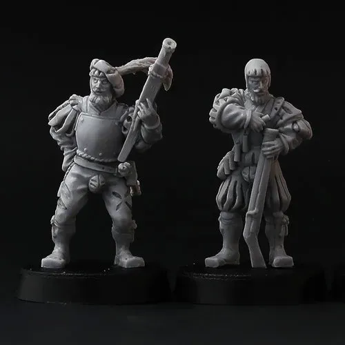 Brother Vinni Landsknecht Hand Guns figurine 28mm lot de 3