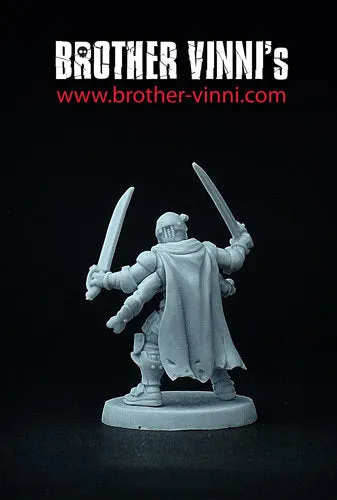 Brother Vinni Space Corsair figurine résine 28 mm non peinte