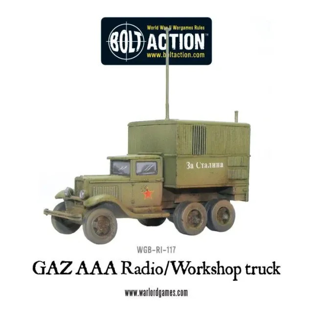 Bolt Action GAZ AAA Radio véhicule atelier résine soviétique
