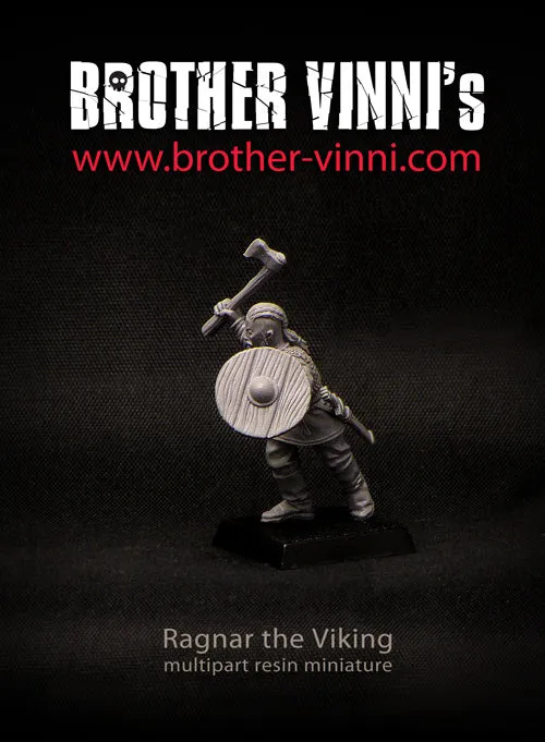 BROTHER VINNI Ragnar Lothbrok figurine 28 mm résine viking