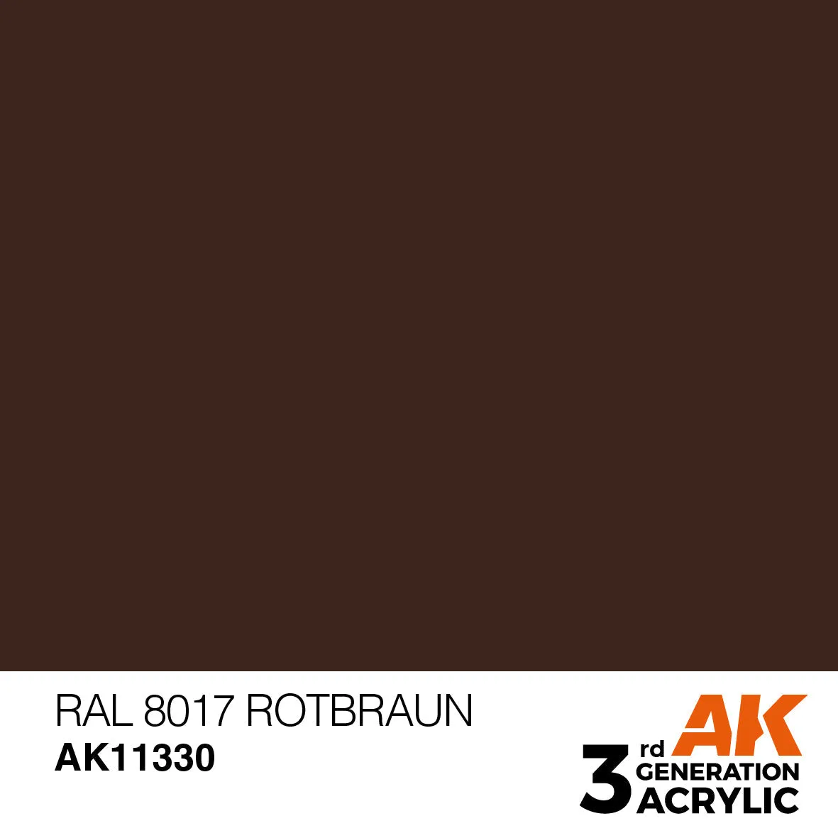 AK Interactive 3Gen RAL 8017 Schokobraun peinture 17 ml