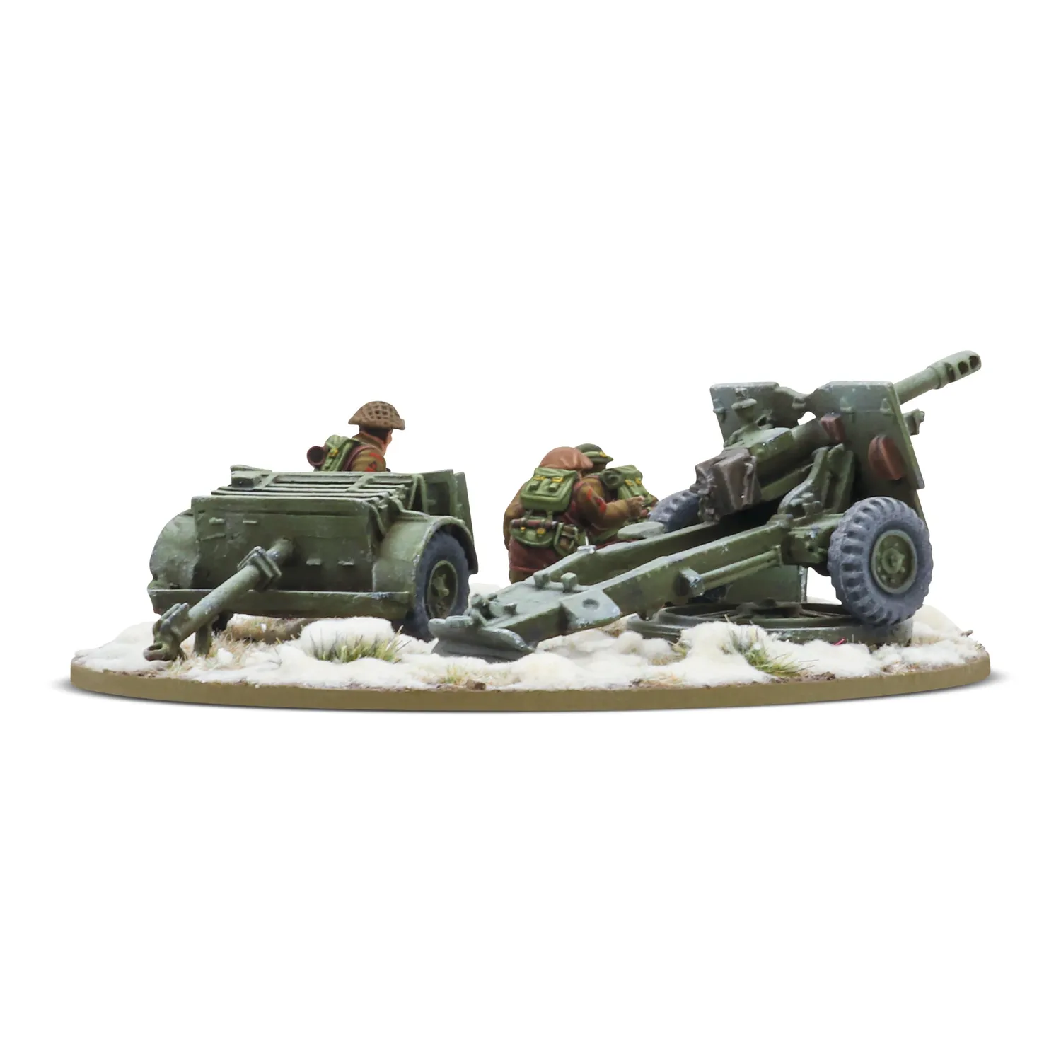 Bolt Action 25-Pdr Howitzer infanterie hiver canon métal résine