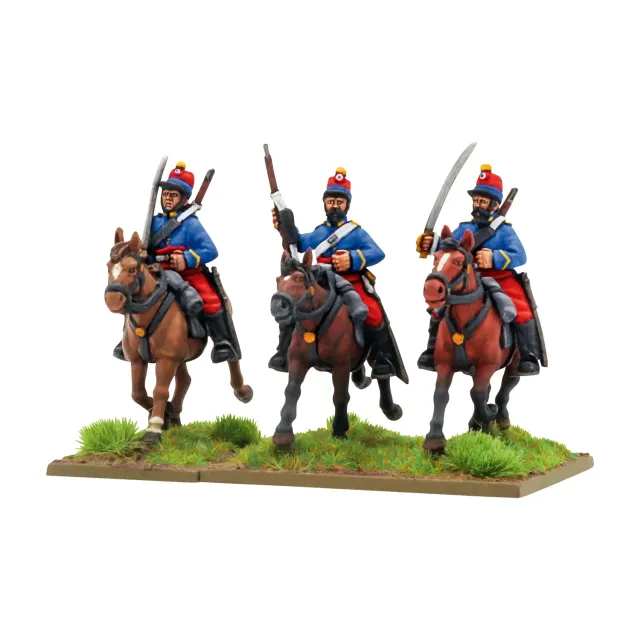 Black Powder Crimean War French Chasseurs d'Afrique cavalerie métal