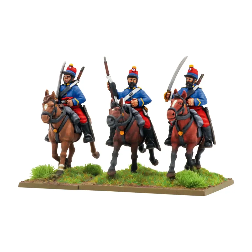 Black Powder Crimean War French Chasseurs d'Afrique cavalerie métal