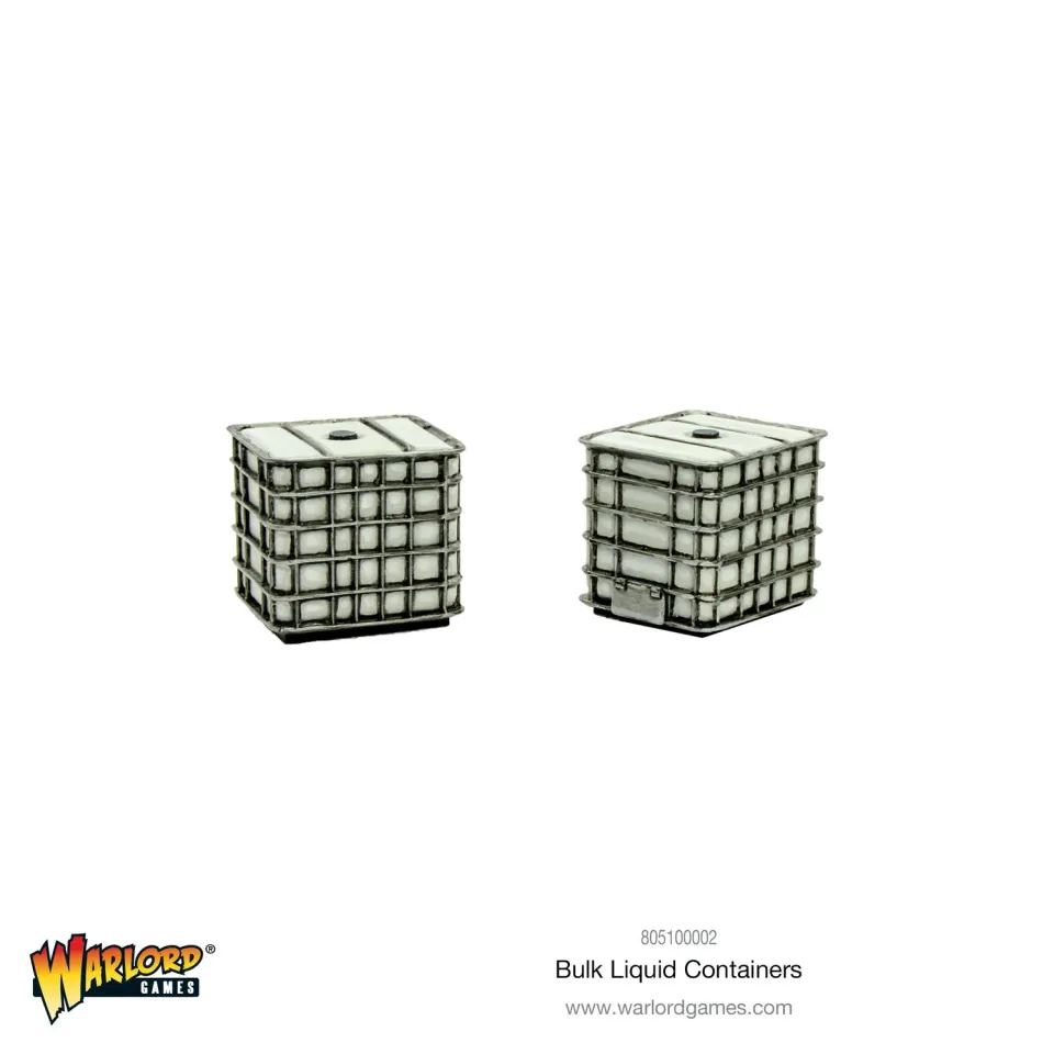 Bolt Action Bulk Liquid Containers décor résine x2 industriel