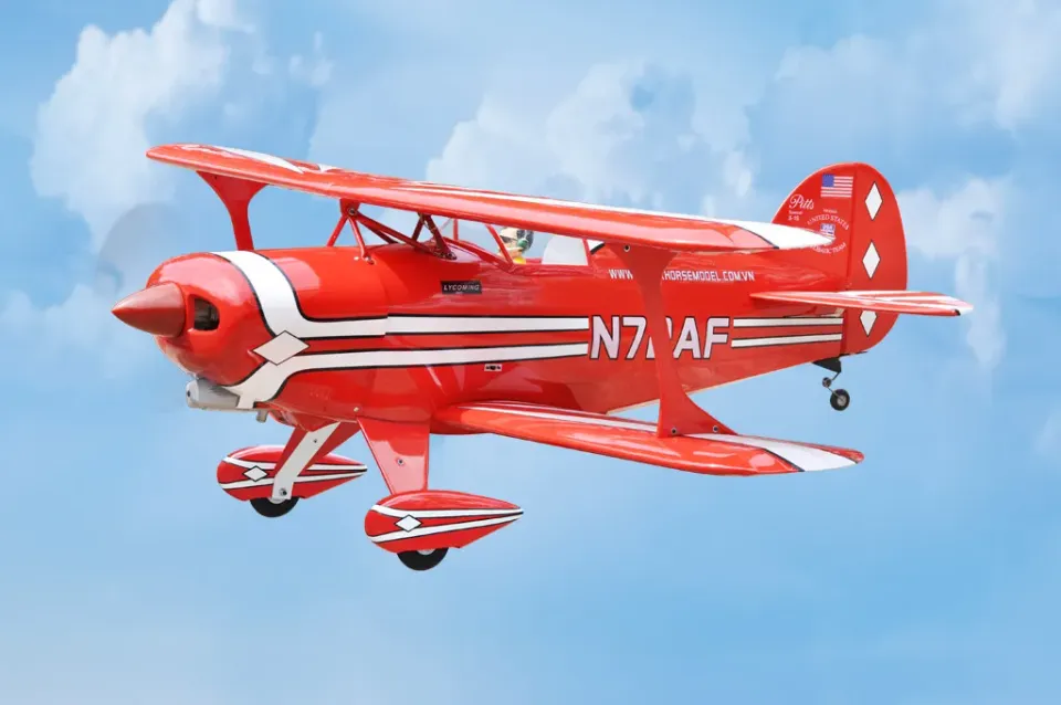 Black Horse Model BH85 Pitts avion RC 1500mm 20cc