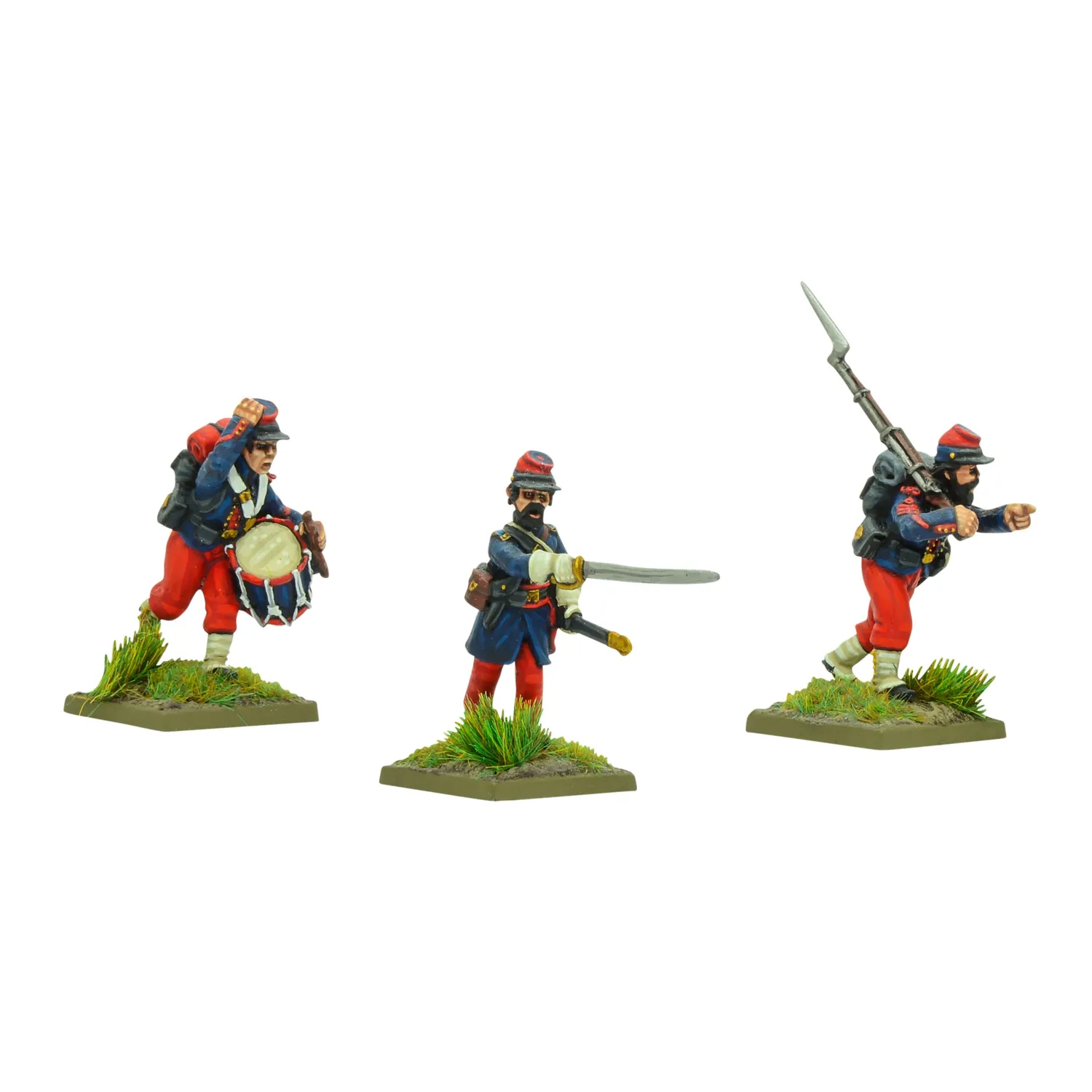 Black Powder American Civil War Zouaves Brigade brigade d’infanterie 3 régiments