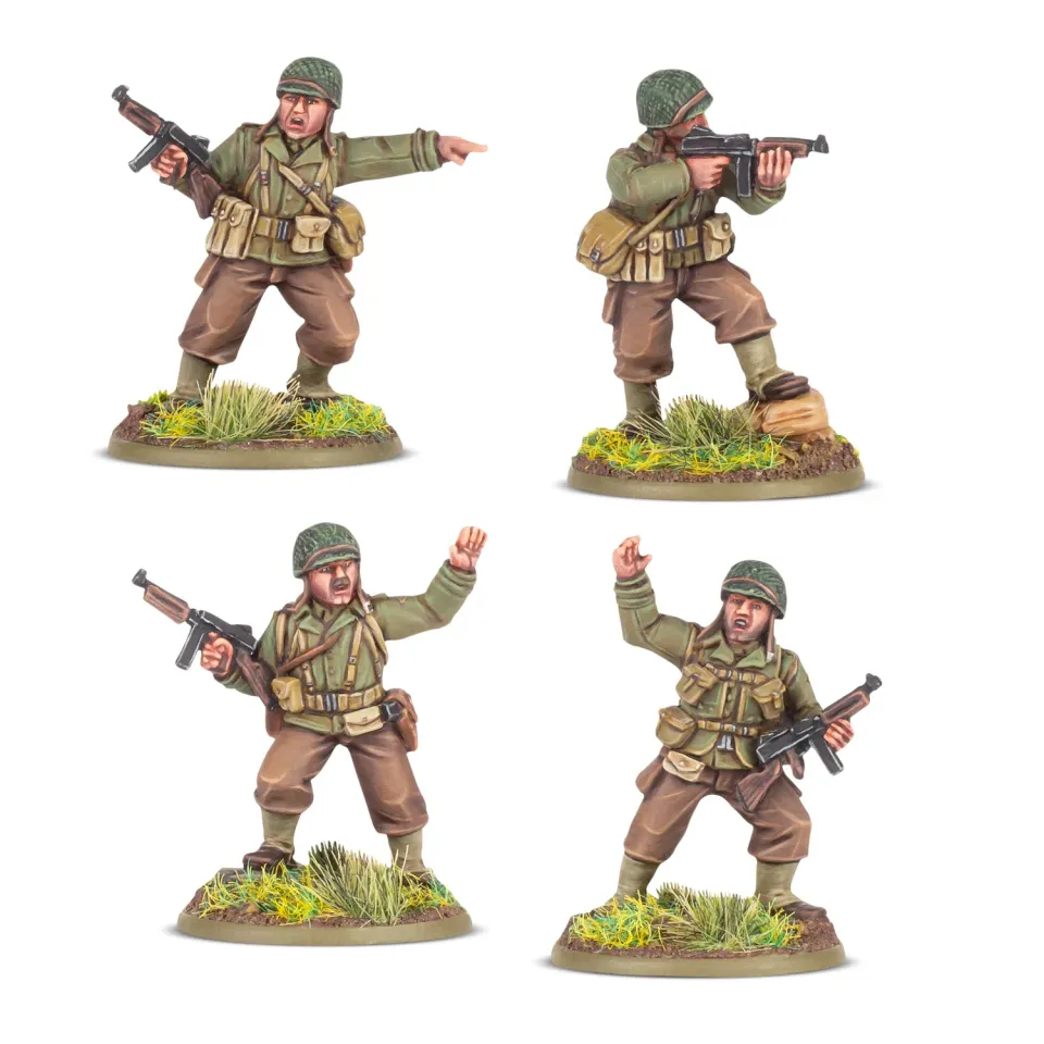 Bolt Action Rangers US officiers commandement résine