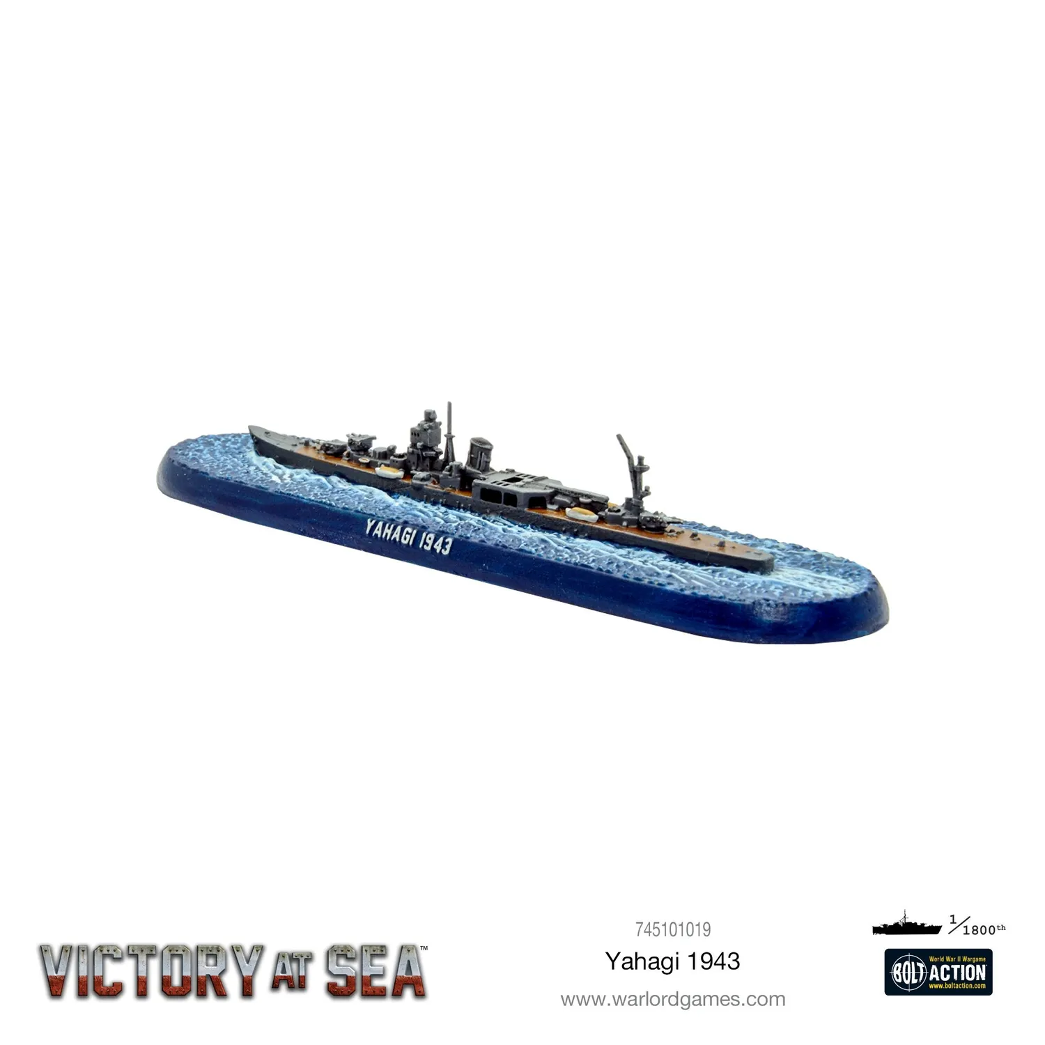 Warlord Victory at Sea Yahagi croiseur résine métal
