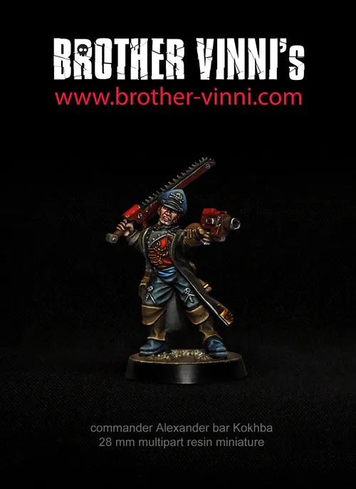 Brother Vinni Commissar #3 figurine science-fiction 28 mm résine