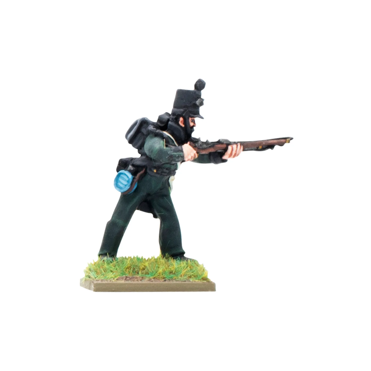 Black Powder Crimean War British Rifle Brigade in shakos figurines métal