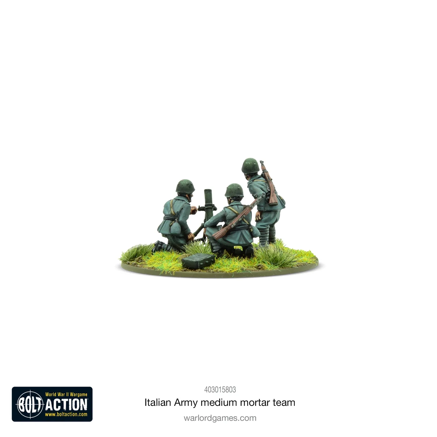 Bolt Action Italian Army Medium Mortar Team figurines métal WW2