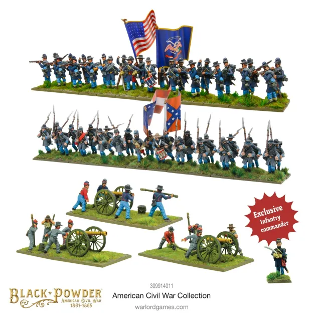 Warlord Games Black Powder Guerre de Sécession coffret figurines