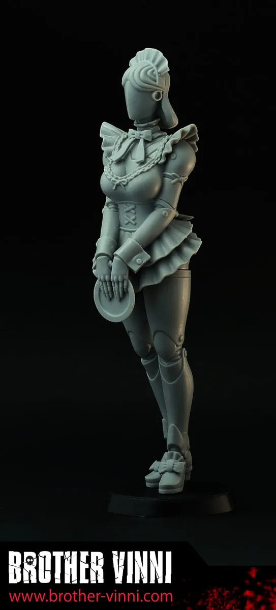 BROTHER VINNI Robot Waitress figurine robot 90 mm résine