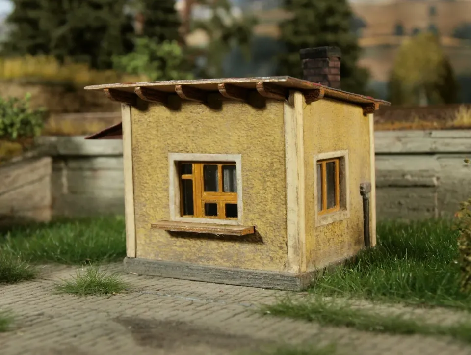 Albion Gate house H0 (kit) maquette de décor à monter
