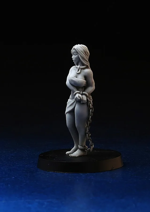 Brother Vinni Slave Girl in chains figurine 28 mm résine 18+