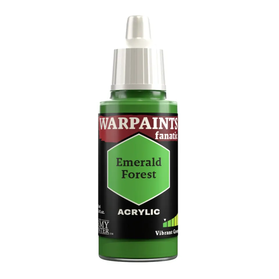 Bolt Action Warpaints Fanatic Emerald Forest peinture acrylique verte 18 ml