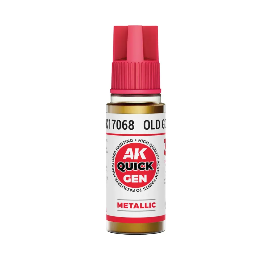 Bolt Action QuickGen Old Gold peinture métallique 18 ml