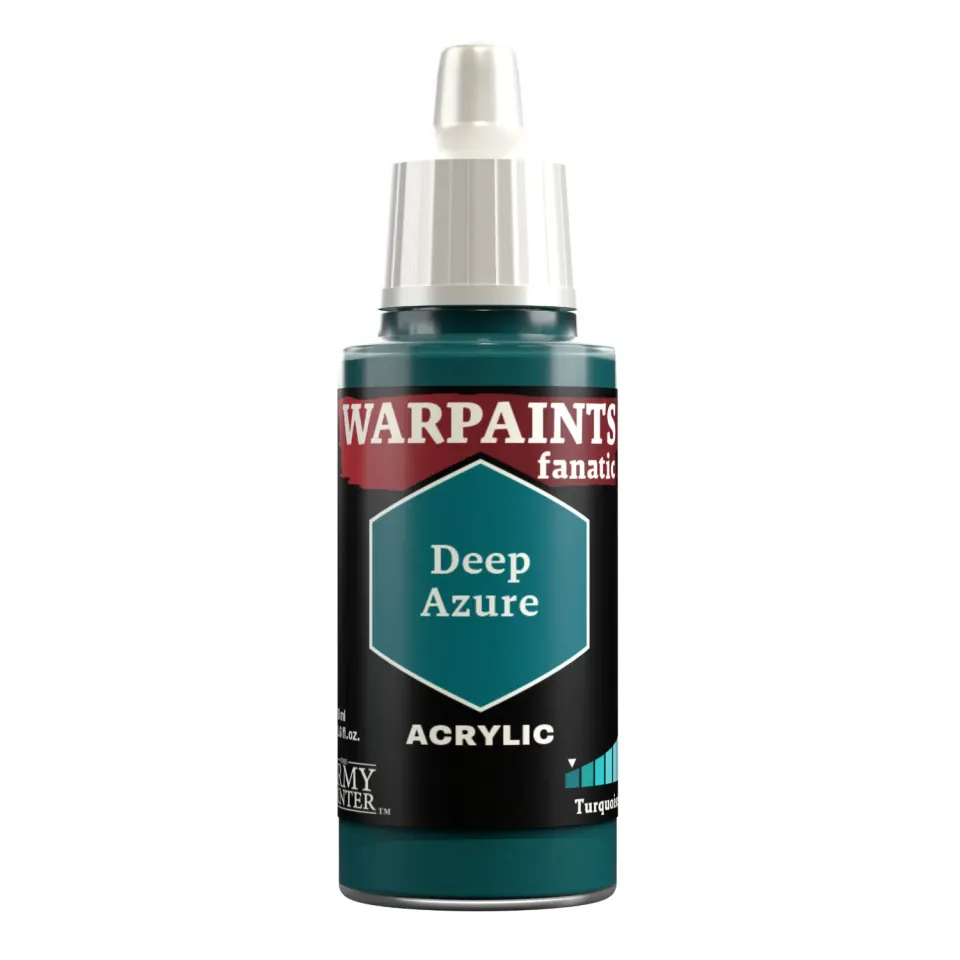 Bolt Action Warpaints Fanatic Deep Azure peinture acrylique 18 ml