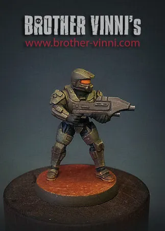 Brother Vinni Space Commander figurine résine 28mm officier