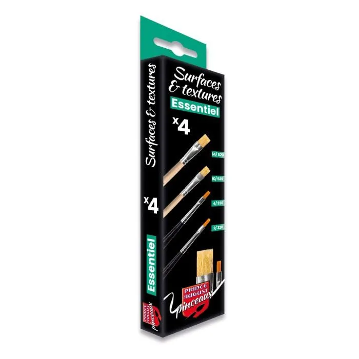 Prince August Surfaces & Details Starter Set kit peinture 4 pièces français