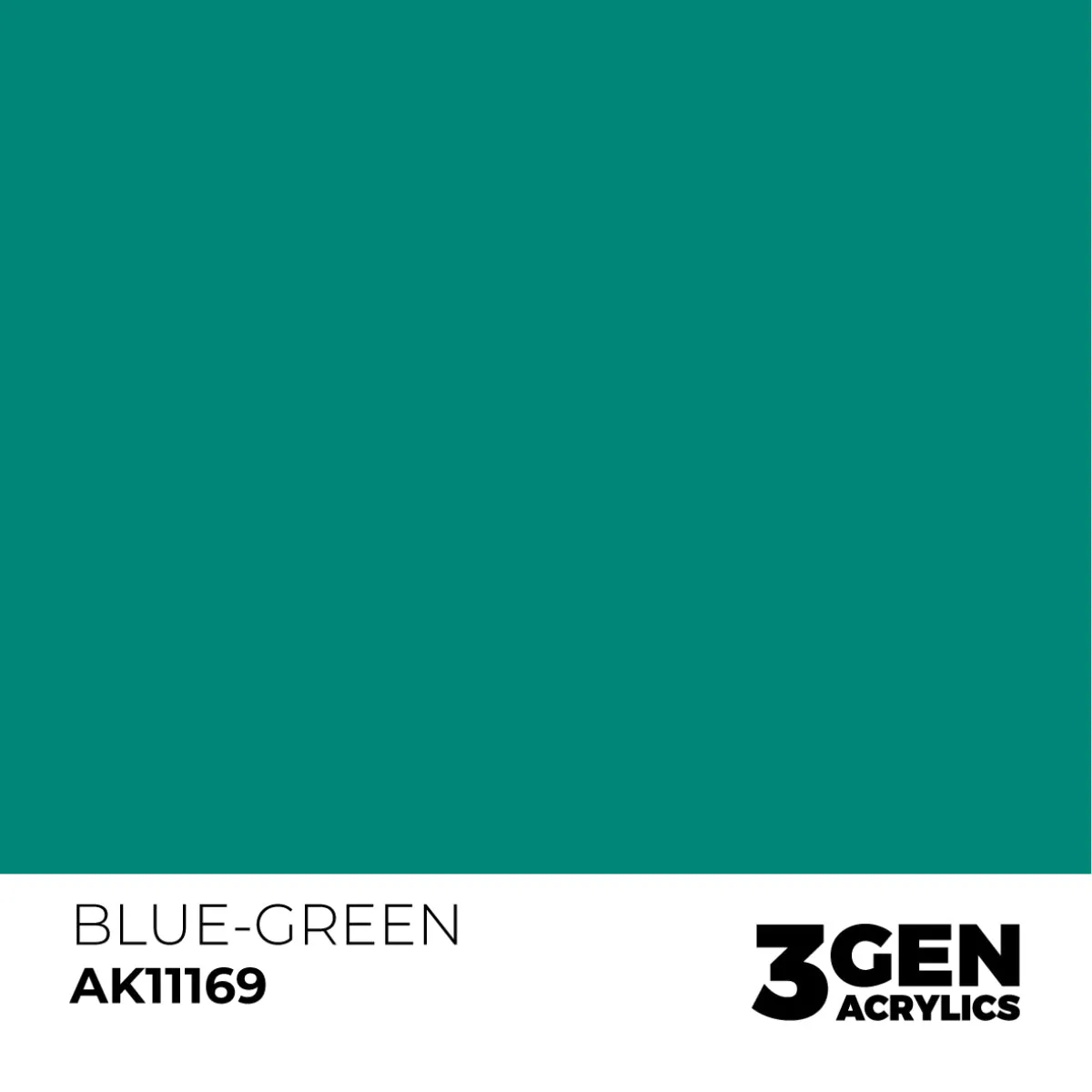 AK Interactive 3Gen Blue-Green peinture acrylique 17ml