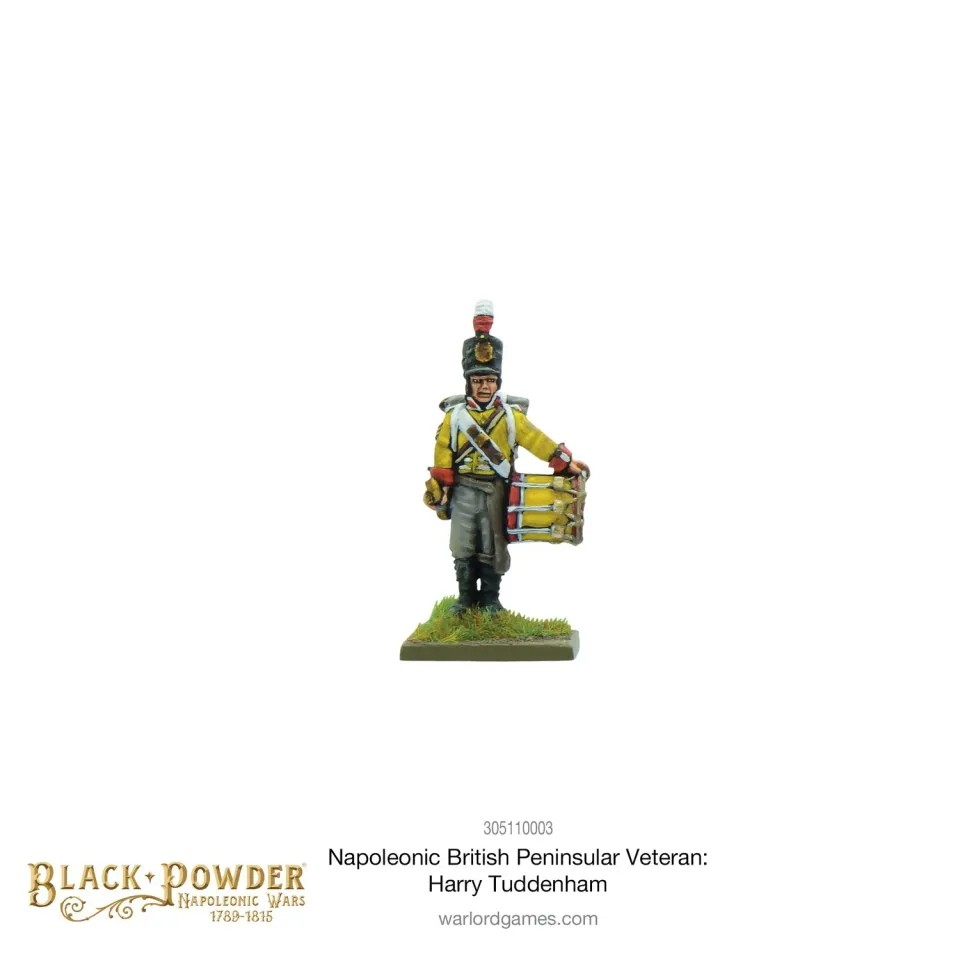 Bolt Action Black Powder Napoleonic British Peninsular Veteran Harry Tuddenham figurine