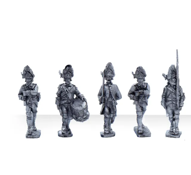 Bolt Action Black Powder Austrian Grenadiers Marching figurines métal