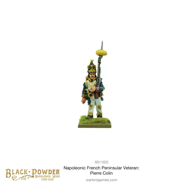 Warlord Games Black Powder Pierre Colin vétéran résine