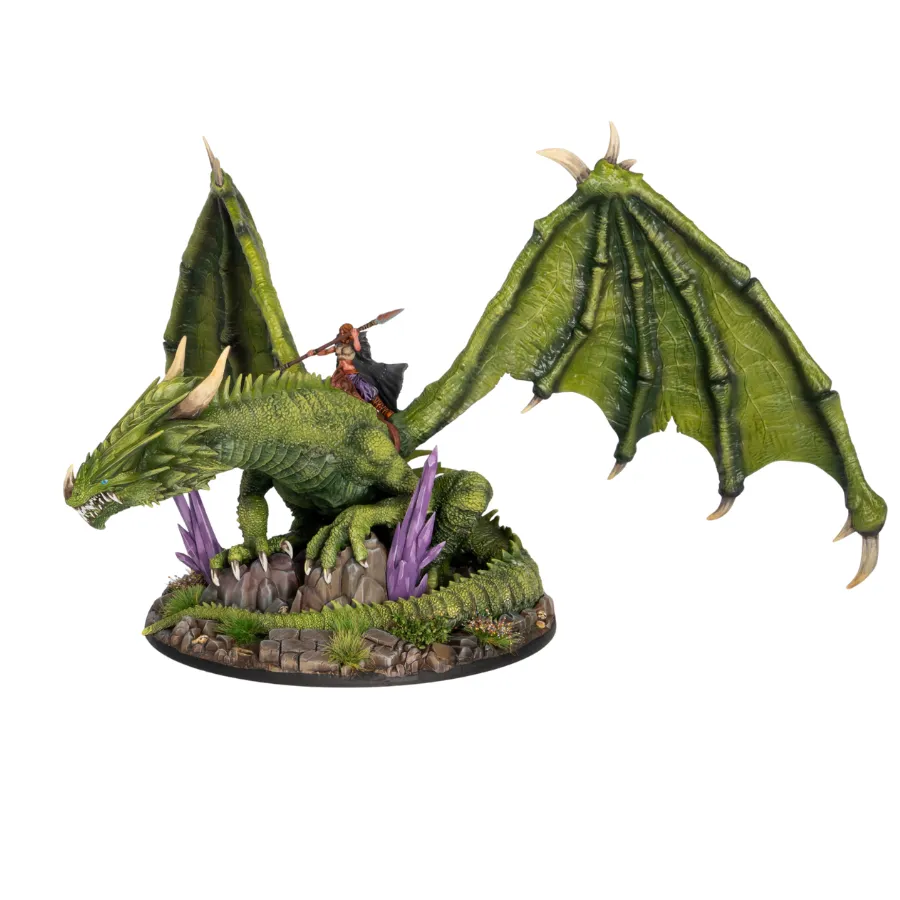 Bolt Action Argloth Rivelwyr dragon fantasy plastique 290 mm