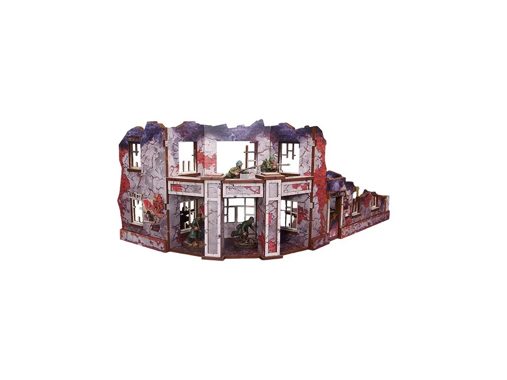 Des Tranchées aux Barricades Univermag Stalingrad décor 28mm bundle prépeint