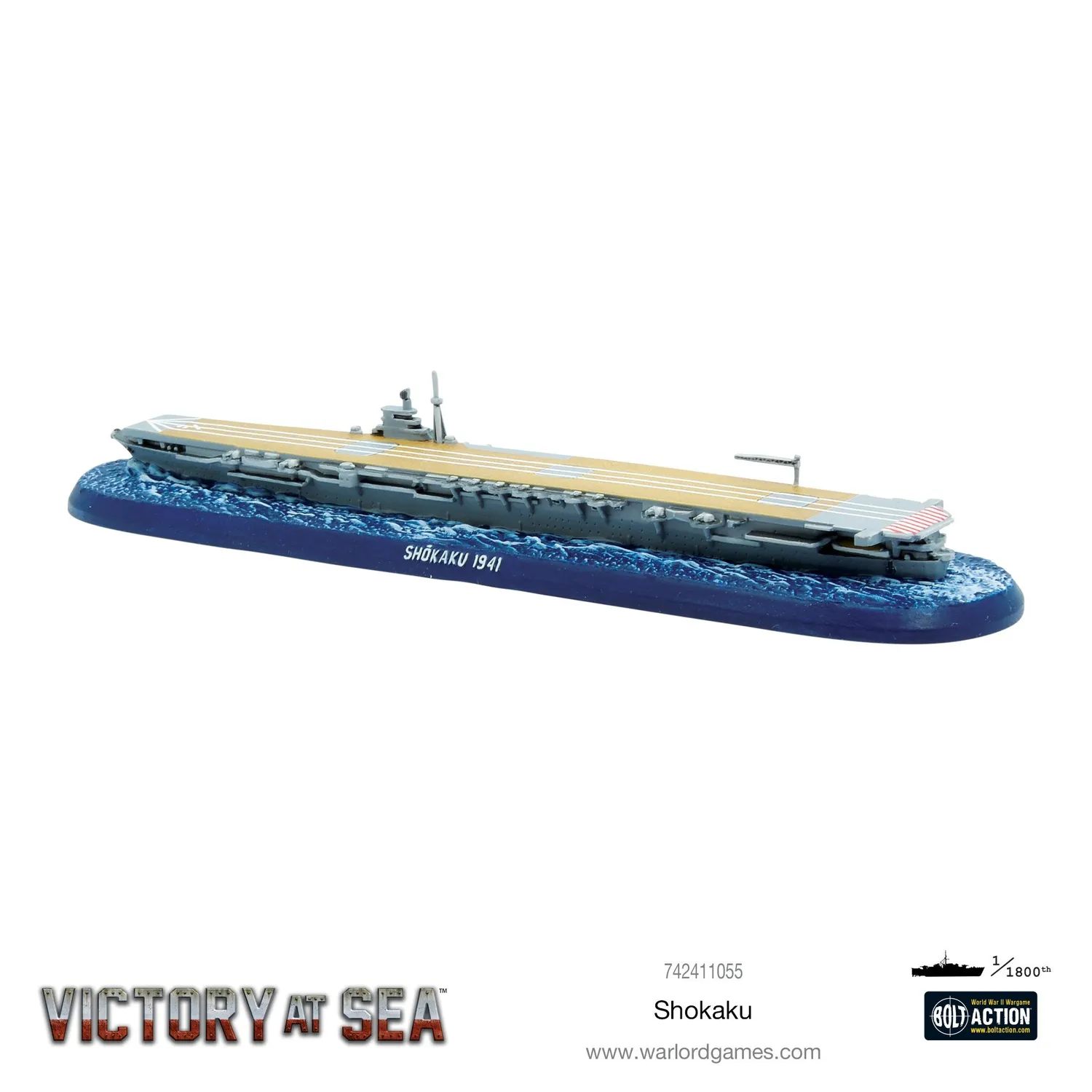 Bolt Action Victory at Sea Shōkako porte-avions japonais 1 boîte métal résine