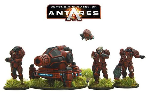 Bolt Action Algoryn AI Heavy Support Compression Bombard métal