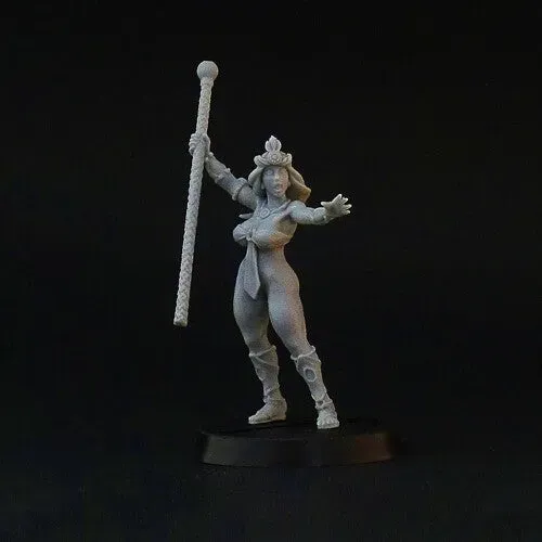 Brother Vinni Sorceress figurine résine 28 mm magicienne