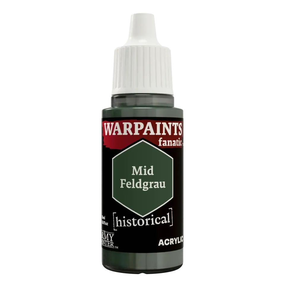 Bolt Action Warpaints Historical Mid Feldgrau peinture acrylique gris