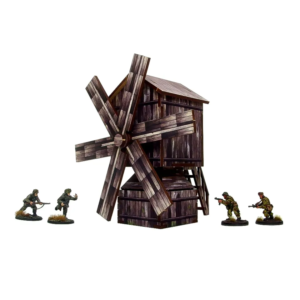 Bolt Action Ostfront Village Windmill moulin décor prépeint