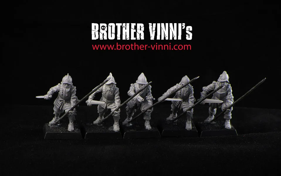Brother Vinni Spanish Infantry figurines 28mm résine piquiers