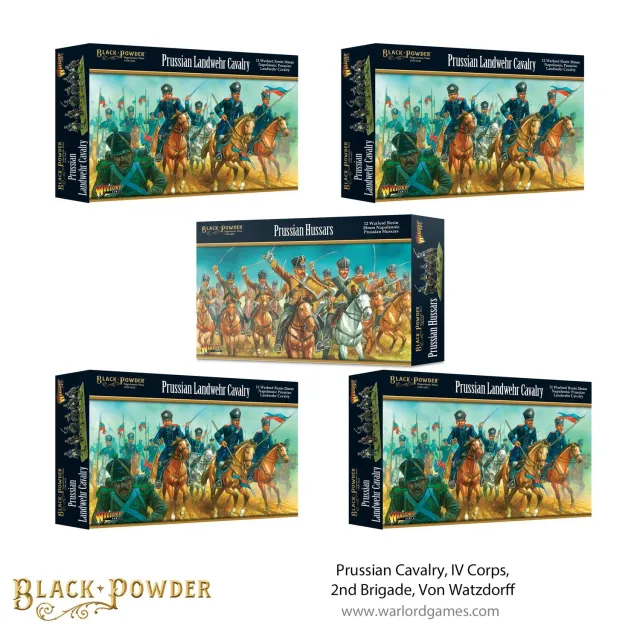 Warlord Games Black Powder Prussian Cavalry IV Corps 2nd Brigade Von Watzdorff figurines
