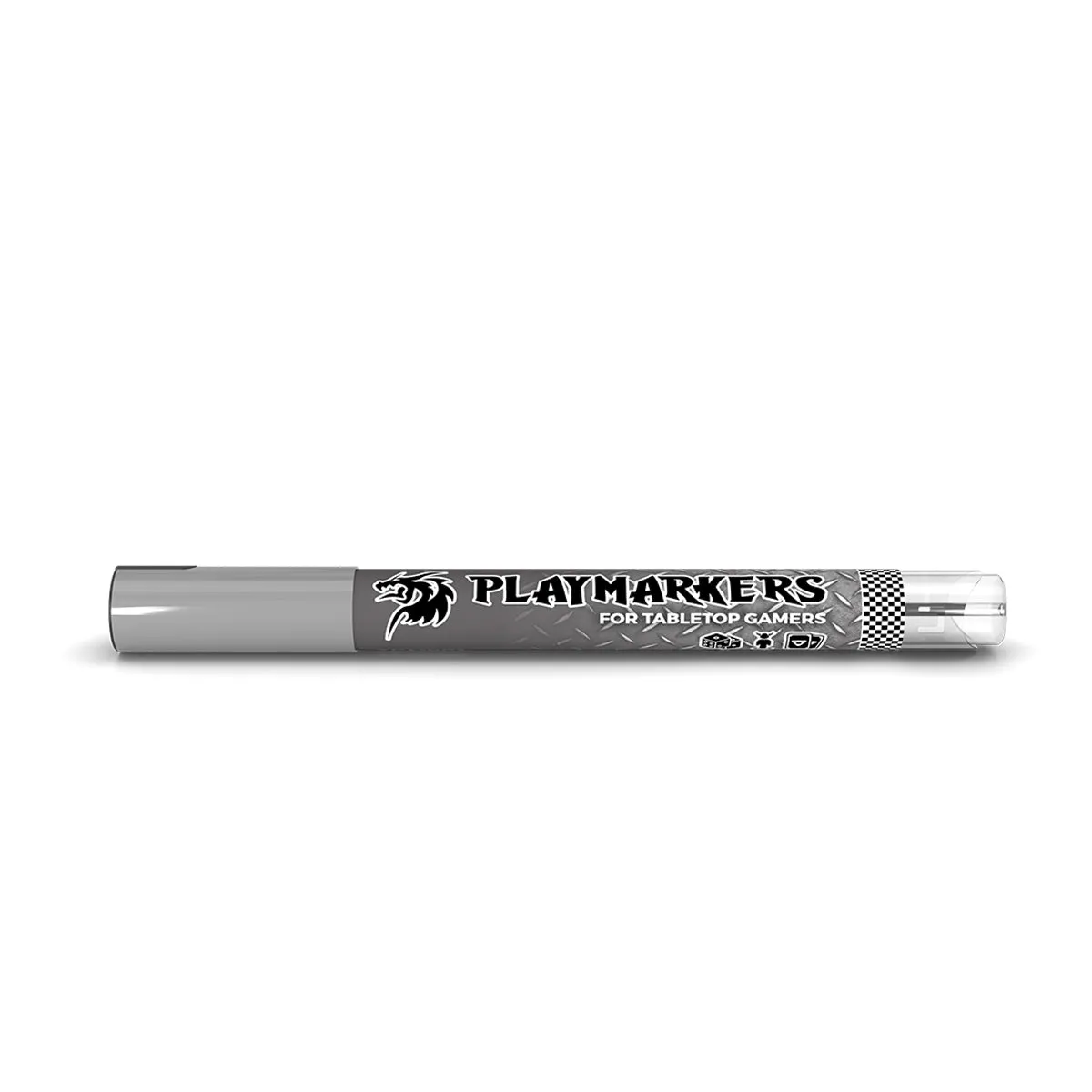 AK Interactive Playmarker Gun Metal stylo peinture métallique figurines