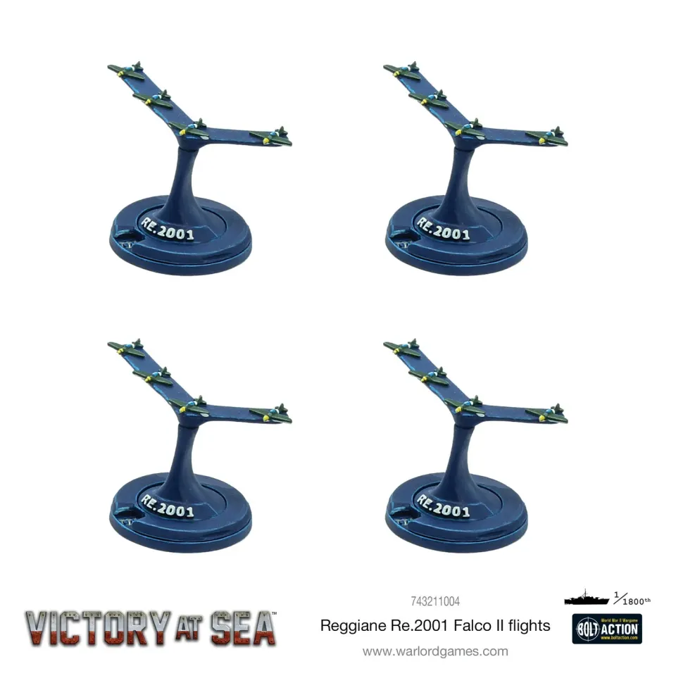 Victory at Sea Reggiane Re.2001 Falco II vols résine x4